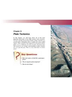 Chapter 8 Plate Tectonics - NDMA National Disaster ...