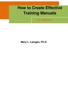 How to Create Effective Training Manuals - …