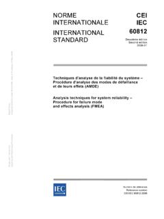 NORME CEI INTERNATIONALE IEC INTERNATIONAL …
