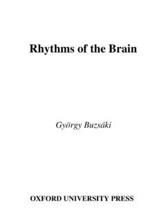 Rhythms of the Brain - University of California, San Diego