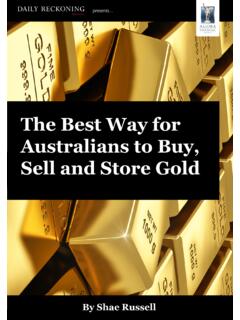 The Best Way for Australians to Buy, Sell and Store Gold