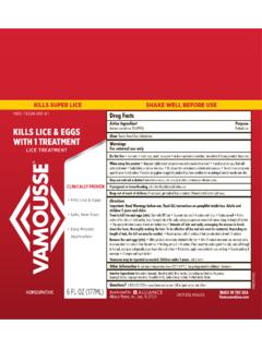 Vamousse Lice Treatment Ingredients