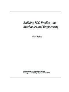 Building ICC Profiles - the Mechanics and Engineering