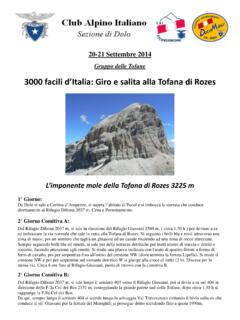 3000 facili d’Italia: Giro e salita alla Tofana di Rozes