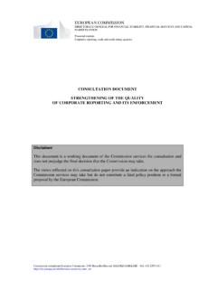 Consultation document - Public consultation on the ...