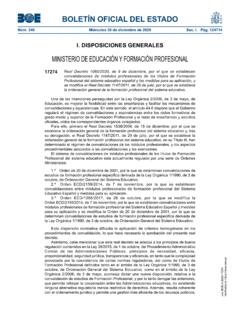 MINISTERIO DE EDUCACI&#211;N Y FORMACI&#211;N PROFESIONAL