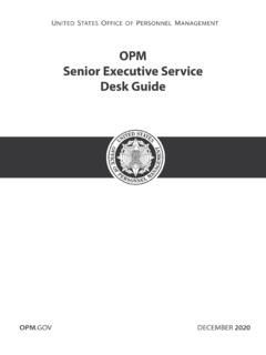 OPM Senior Executive Service Desk Guide