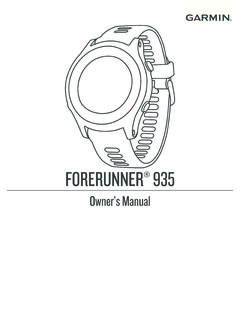FORERUNNER&#174; 935 Owner’s Manual - Garmin …