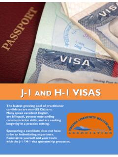 J-1 H-1 VISAS - Virginia Community Healthcare Association