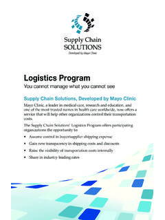 Logistics Program - mccms.cws.net