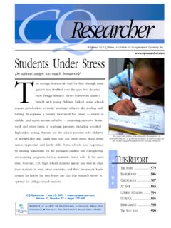 Students Under Stress - k12.com