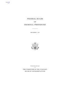 FEDERAL RULES - uscourts.gov