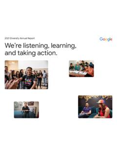 Google 2021 Diversity Annual Report
