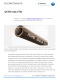ASTM A213 T11 - Sunny Steel