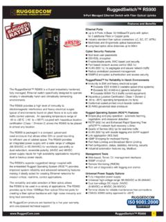 RuggedCom RuggedSwitch RS900 9-Port …