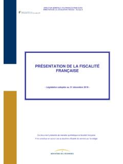 Brochure fiscalit&#233; fran&#231;aise - impots.gouv.fr
