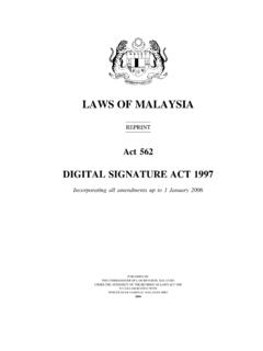 LAWS OF MALAYSIA