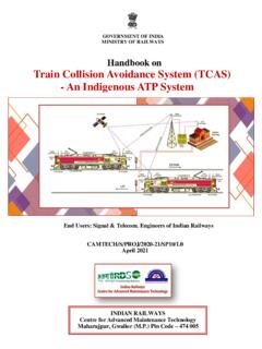 Handbook on Train Collision Avoidance System (TCAS) - An ...