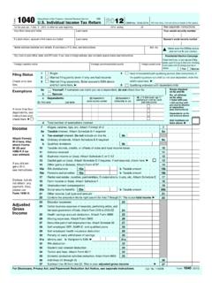2012 Form 1040 - Internal Revenue Service