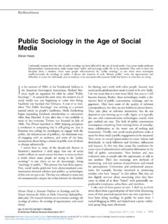 Public Sociology in the Age of Social Media - Kieran Healy