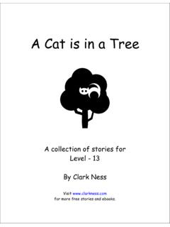 A Cat is in a Tree - Free Stories and Free eBooks …