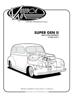 SUPER GEN II - Vintage Air
