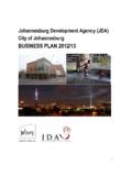 BUSINESS PLAN 2012/13 - Johannesburg …