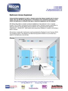 Bathroom Zones Explained - Recon Electrical