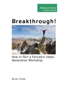 How to Run a Fantastic Ideas- Generation Workshop
