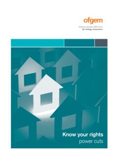 Know your rights - Office of Gas and Electricity Markets