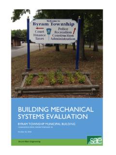 BUILDING MECHANICAL SYSTEMS EVALUATION - …