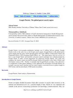 Google Patents: The global patent search engine - …