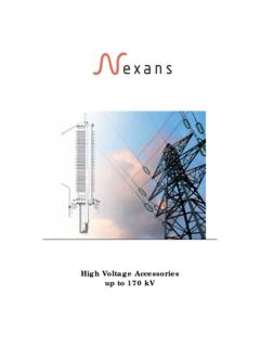 High Voltage Accessories up to 170 kV