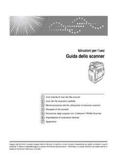 Istruzioni per l’uso Guida dello scanner - Ricoh