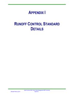 RUNOFF CONTROL STANDARD DETAILS - SCDHEC