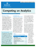 Competing on Analytics - BabsonKnowledge.org