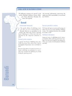 GLOBAL REPORT ON TRAFFICKING IN PERSONS