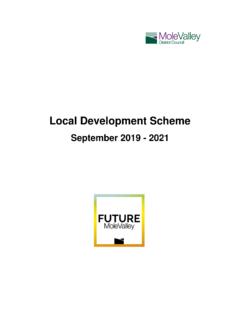Local Development Scheme - molevalley.gov.uk