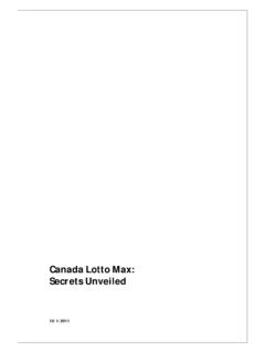 Canada Lotto Max: Secrets Unveiled