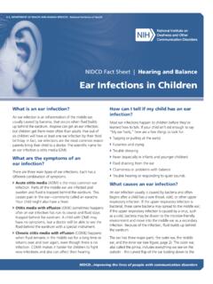 Ear Infections in Children - NIDCD