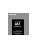 DIGITAL VOICE RECORDER DS-2 - Olympus …