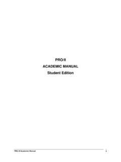 PROII Academic Manual student - 國立中興大學