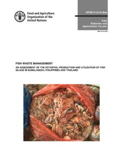 FISH WASTE MANAGEMENT - Food and Agriculture …