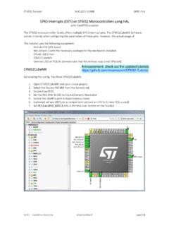 GPIO Interrupts (EXTI) on STM32 Microcontrollers using HAL