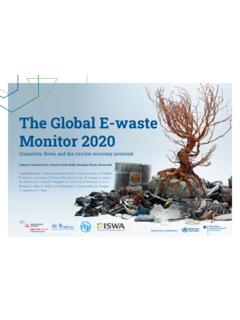 The Global E-waste Monitor 2020