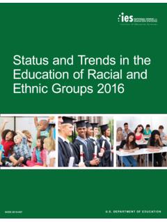 Status and Trends in the Education of Racial and Ethnic ...