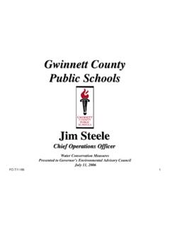 Gwinnett County Public Schools - Department Of …
