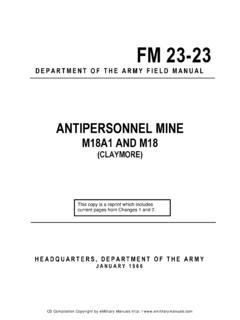DEPARTMENT OF THE ARMY FIELD MANUAL - …