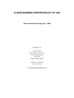 Illinois Business Corporation Act of 1983