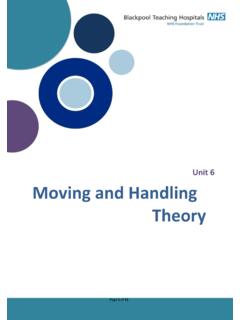 Unit 6 Moving and Handling Theory - bfwh.nhs.uk